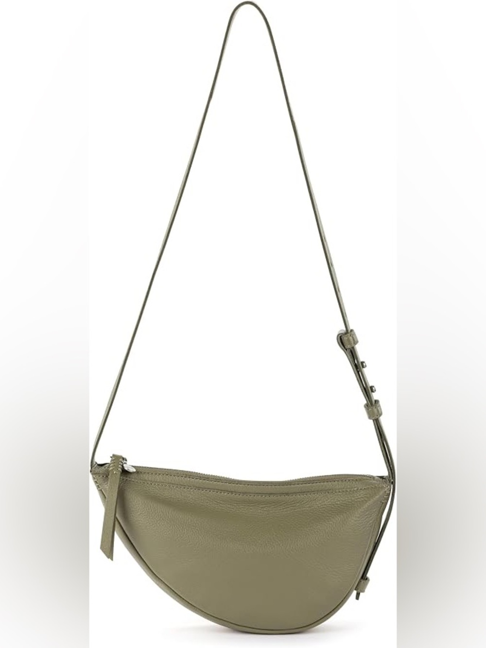 THE SAK Tess Sling Leather Crossbody Shoulder Bag Loren Olive